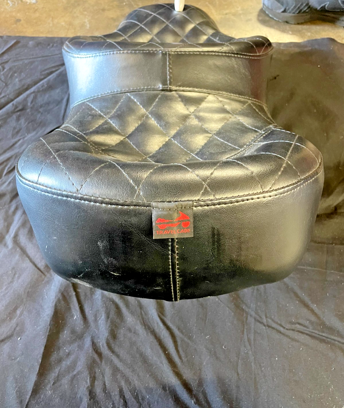 Kawasaki Vulcan VN800 ('99-'06) TRAVELCADE Diamond SEAT KING AND QUEEN #0268