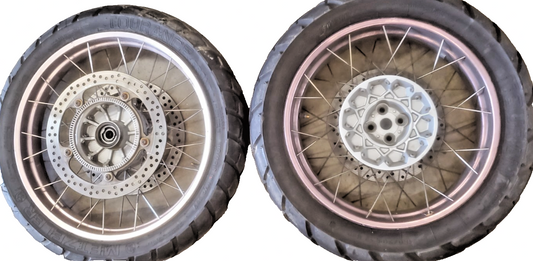 BMW R1150GS AND ADVENTURE ABS 17" REAR WHEEL 17 " FRONT WHEEL
