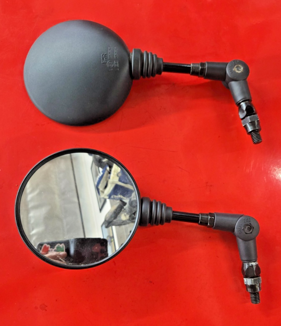 FAR Motorcycle Folding Round Mirrors #0422