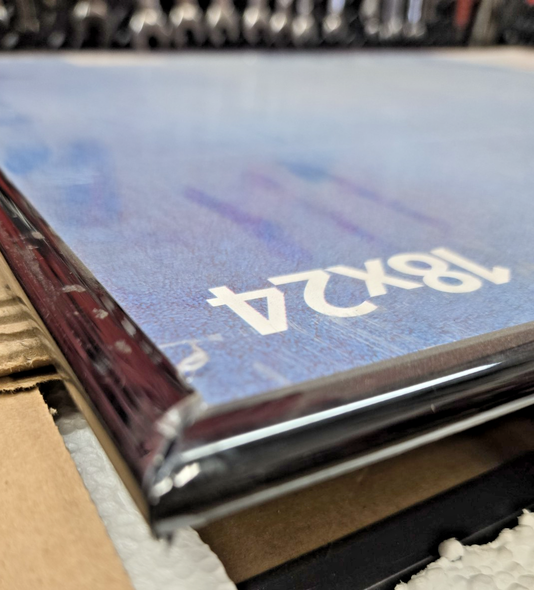 6 + 1 Mainstays 18x24 Picture Frame Black Flat Profile Wall Photo Frame #1073