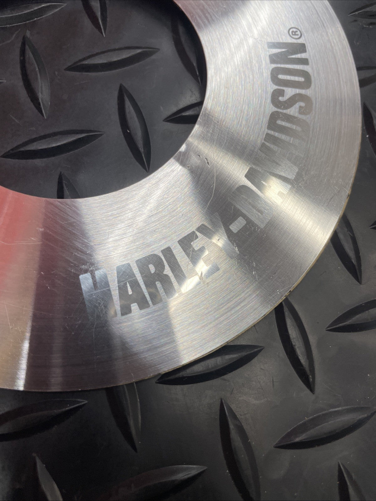 Harley Davidson ROUND EMBLEM AIR FILTER Screamin Eagle Touring Softail #0858