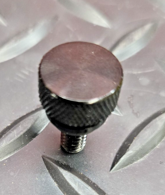CNC Seat Bolt Black Screw for Harley Davidson #0865