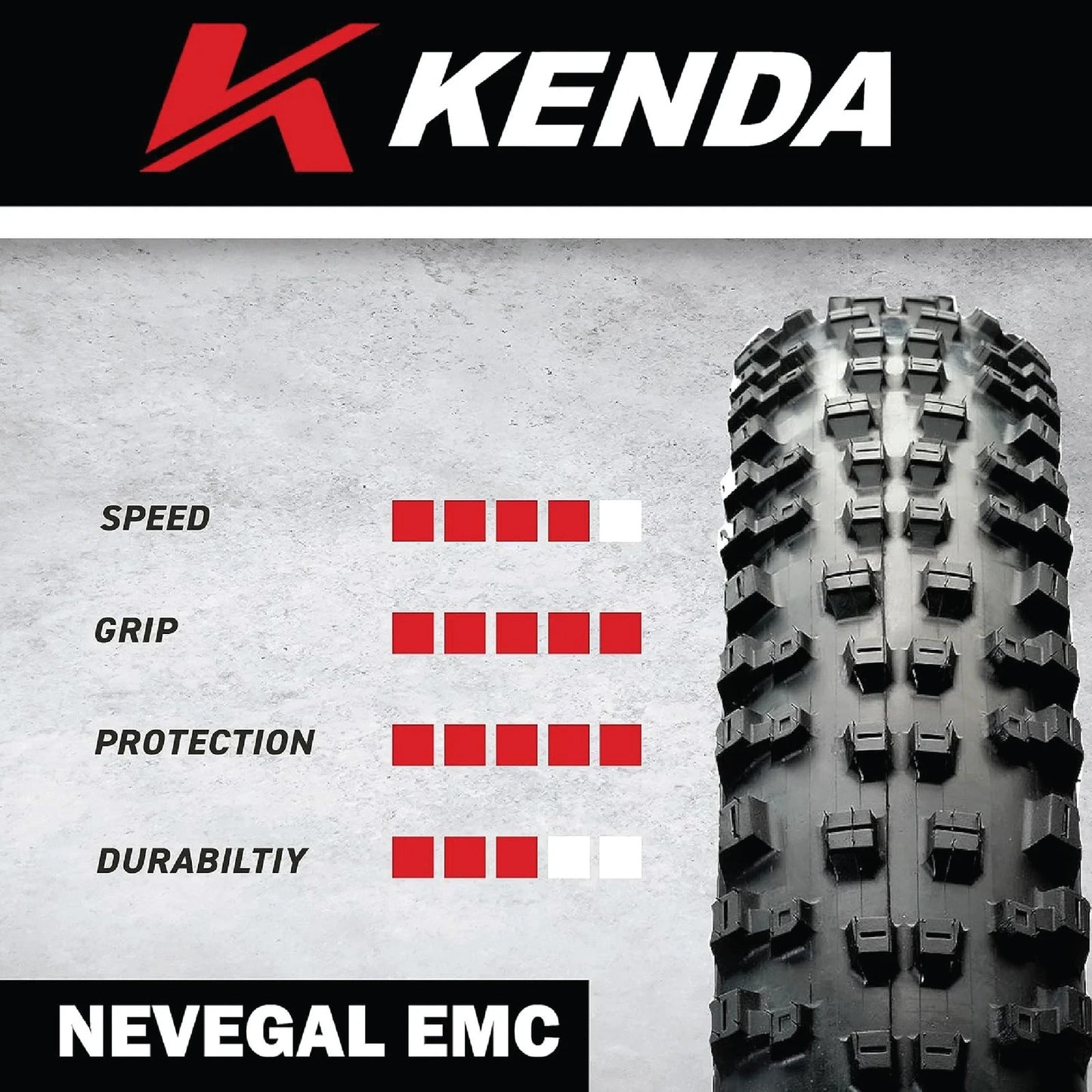 Kenda Nevegal 2 EMC 27.5x2.80 Foldable MTB Tire - E-Bike