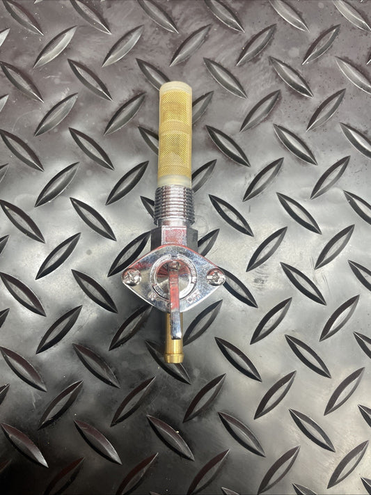 Moto Iron Straight Spigot 3/8" NPT Male Fuel Valve Petcock 105-0029 #0738