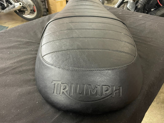 Triumph Seat, 2002-15 T100 Bonneville, OEM NOS T2301932 T230193 #0236