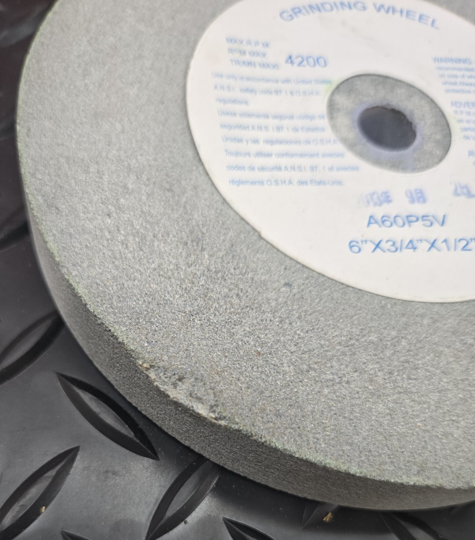 6" FINE GRIT Bench Grinder Stone Wheel 3/4" x 1/2" #0528