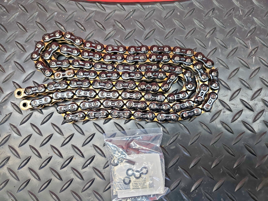ThreeD 520 Z SUPER SPORT Sealed QX2-Ring Chain Black/Gold 120 Links #1338