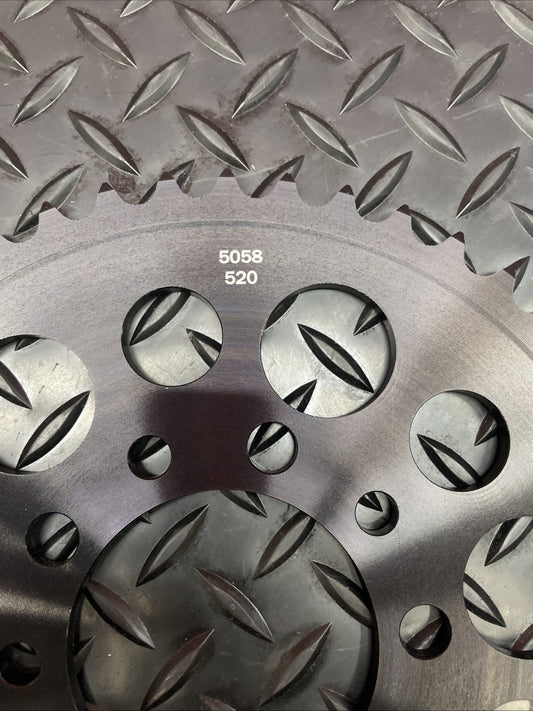 DRIVEN RACING Aluminum Rear Sprocket 5058-520-47T BK #0807