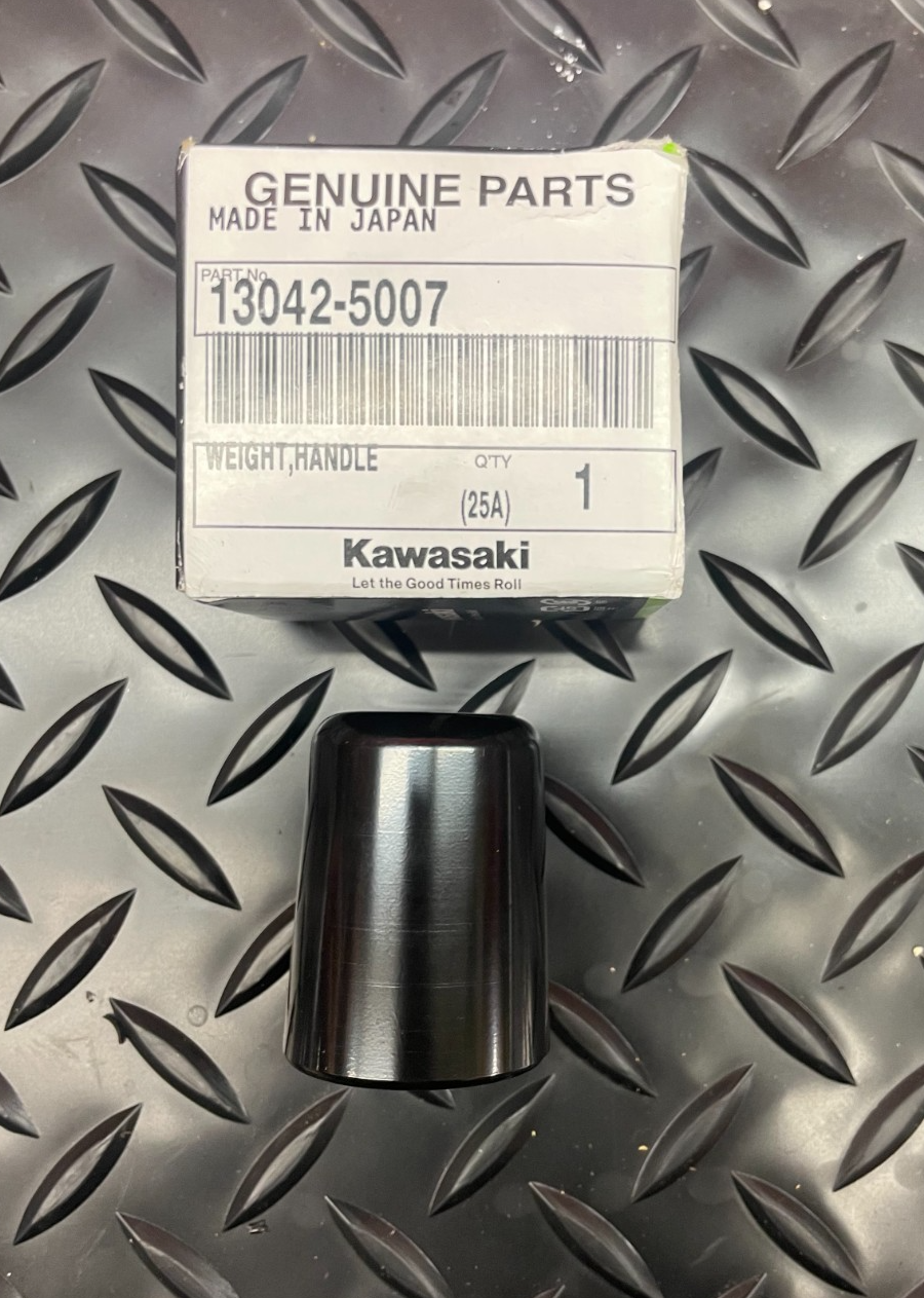 OEM Kawasaki Genuine Weight Handle Bar End - 13042-5007 #0432