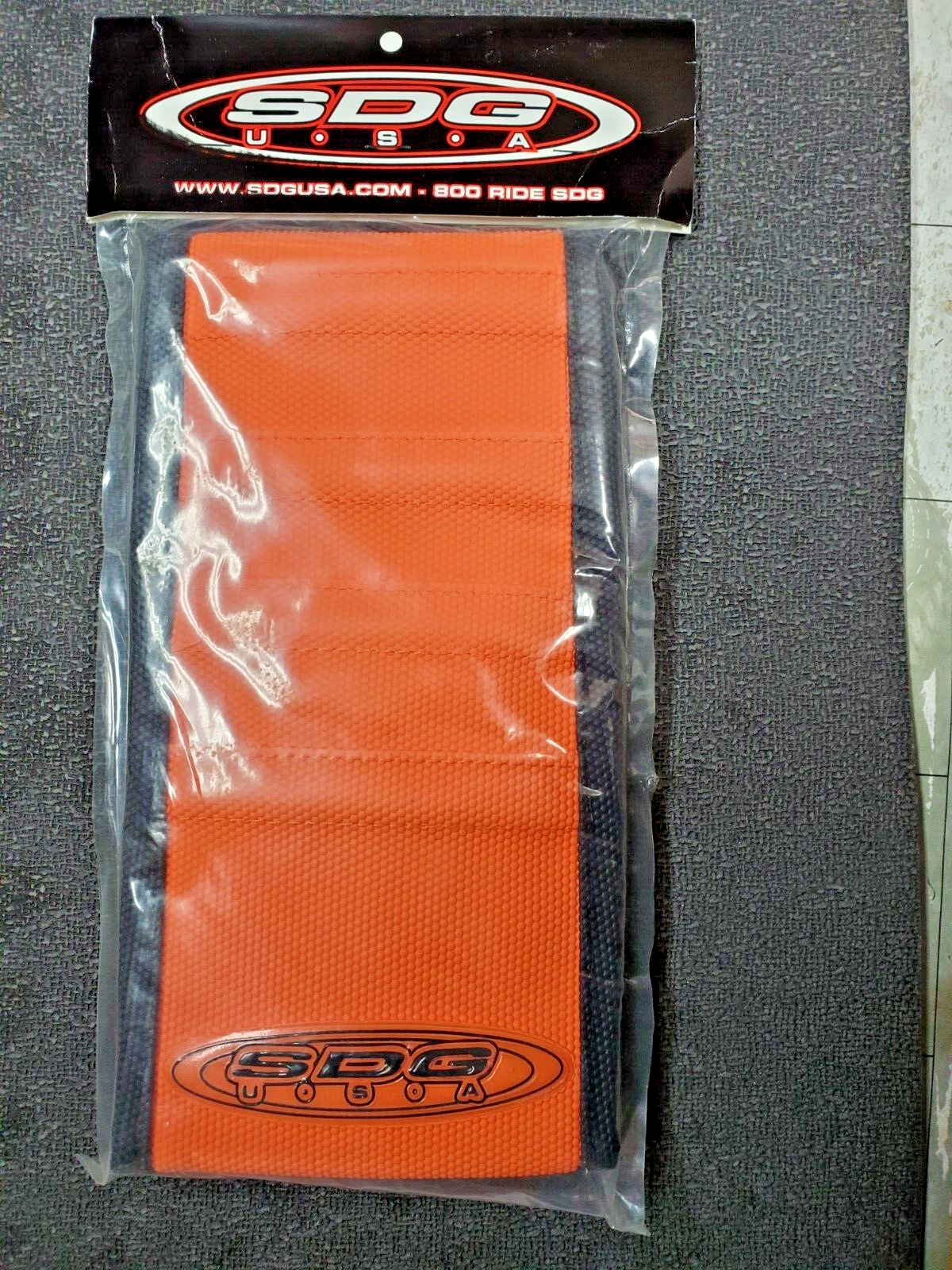 SDG 9-Pleat Gripper Seat Cover - Orange - KTM (ORANGE/ORANGE) 96335OK #0134