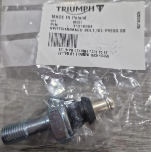 OEM Oil Pressure Sensor Triumph BONNEVILLE 865 900 carburetor EFI 04-16 T1210504
