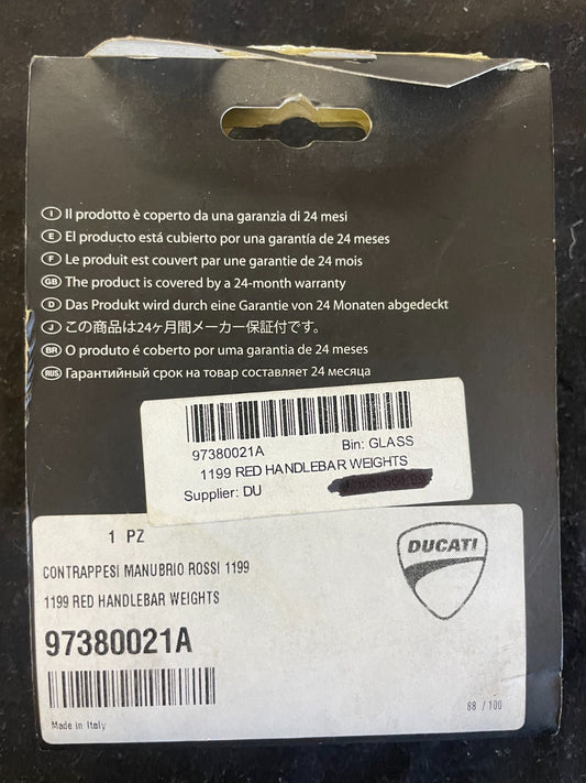 DUCATI PERFORMANCE Ducati Panigale 1199 Billet Bar End 97380021A #0305