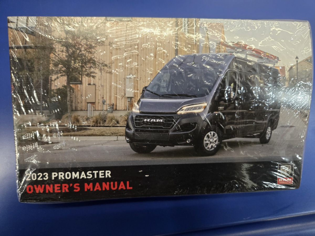 2023 Dodge Promaster Owner's Manual #1331