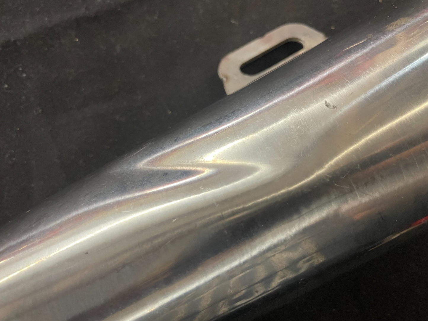 Motorcycle Exhaust Muffler Street Bike Cafe Racer Brat 51mm #0495