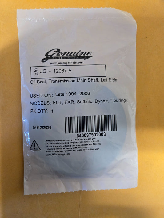 1 X OEM GENUINE HARLEY DAVIDSON Transmission Oil Seal - Trans Sprocket 12067-A