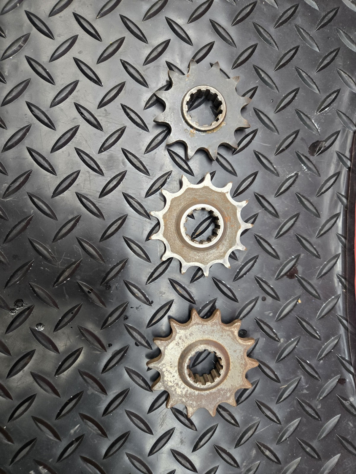 3X HUSQVARNA 510 TE 1987 Front drive sprocket Husqvarna 12T 13T 14T
