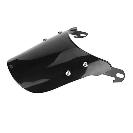 Small Universal Windshield Motorcycle Wind Deflector Windscreen CAFE RACER #0119