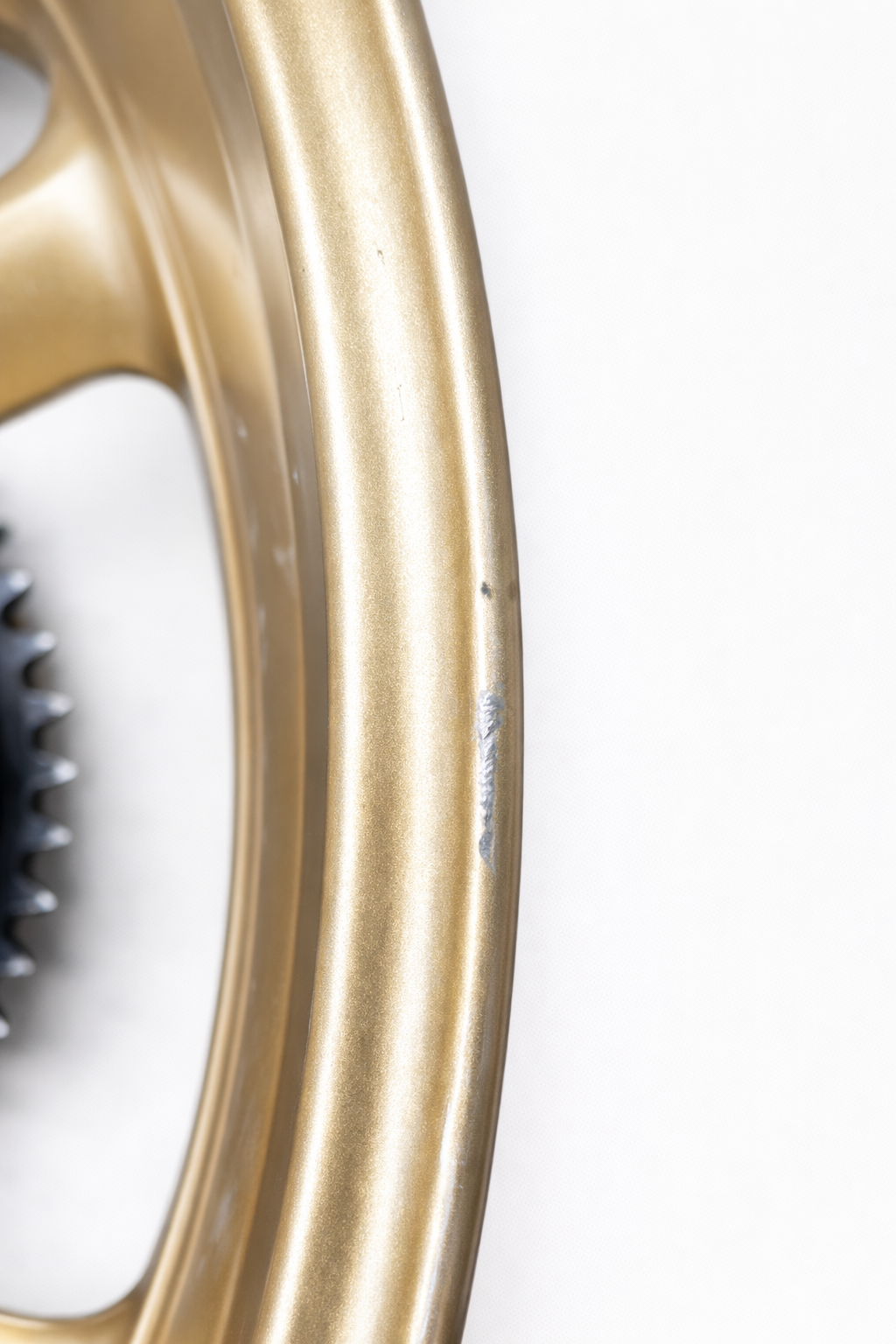 2009 - 2012 TRIUMPH DAYTONA 675 OEM GOLD FRONT/REAR RIM SET #0360
