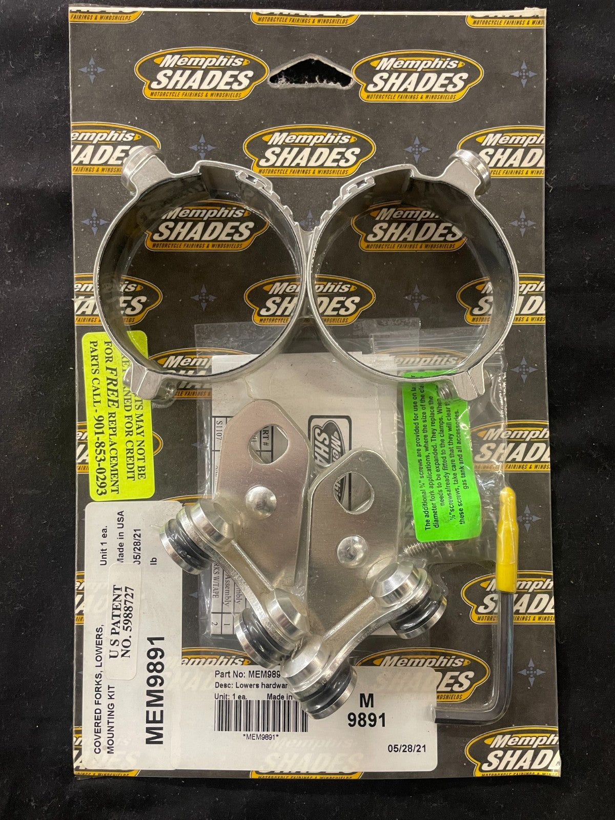 Memphis Shades Lowers Hardware MEM9891 #0225