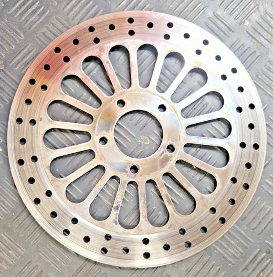 Harley Davidson Electra Glide Road King front rotors chrome EBC pads #0560
