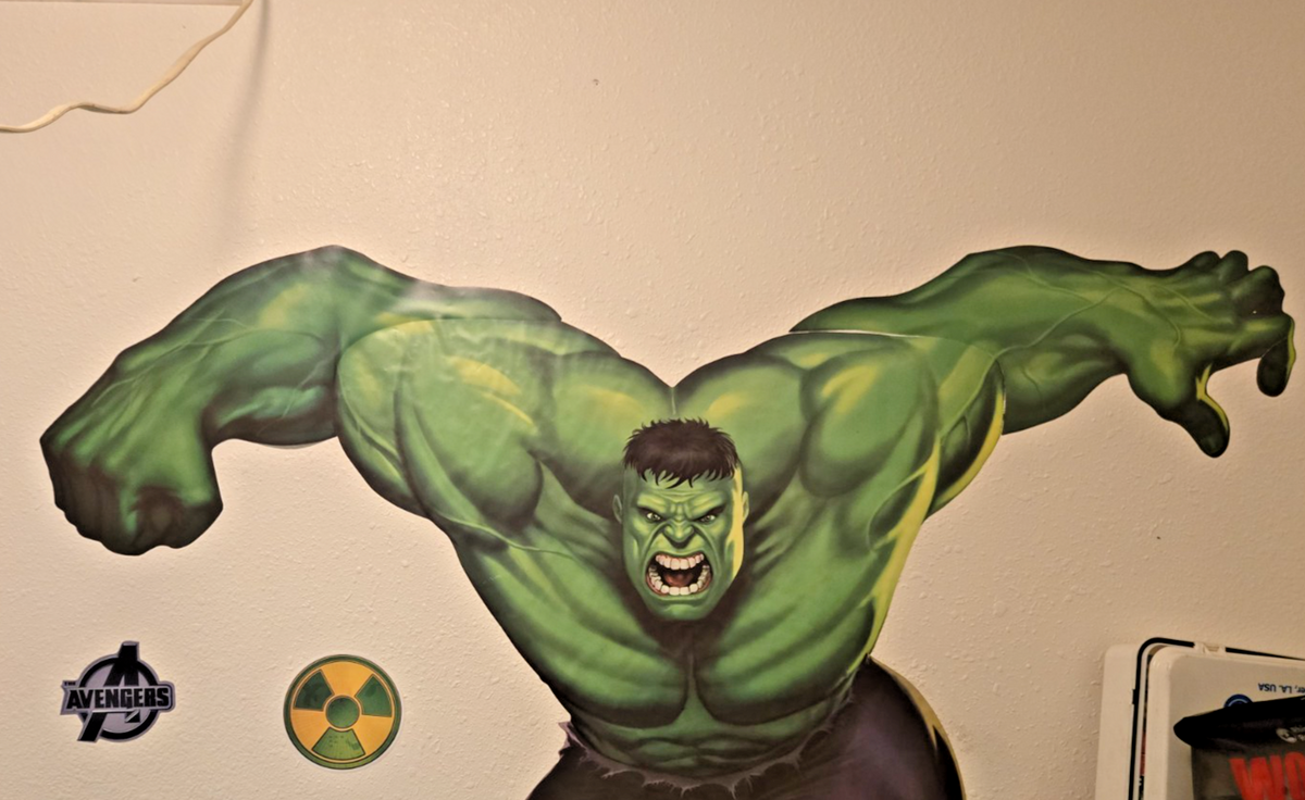 Marvel Avengers Peel & Stick Wall Decals Removable Repositional, Sealed #1157