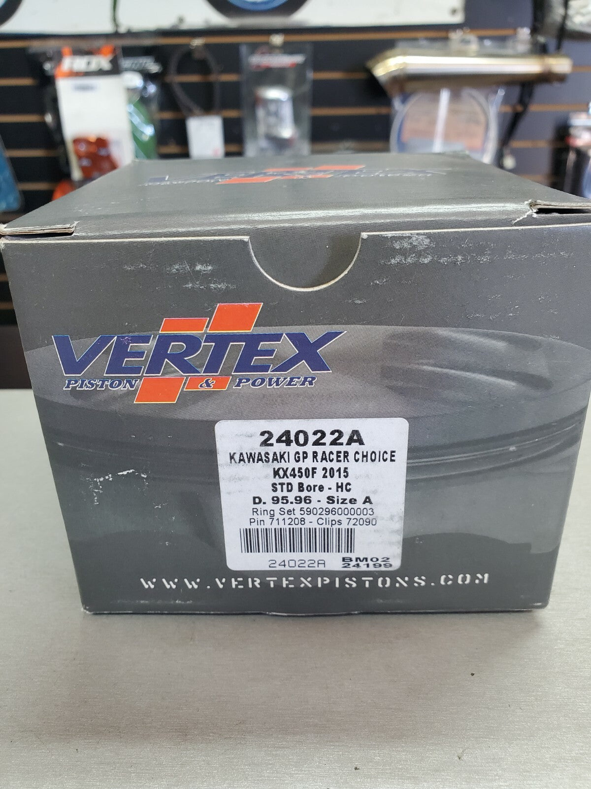 New Vertex High Comp Forged Piston Kit for Kawasaki KX 450 F 2015 24022A