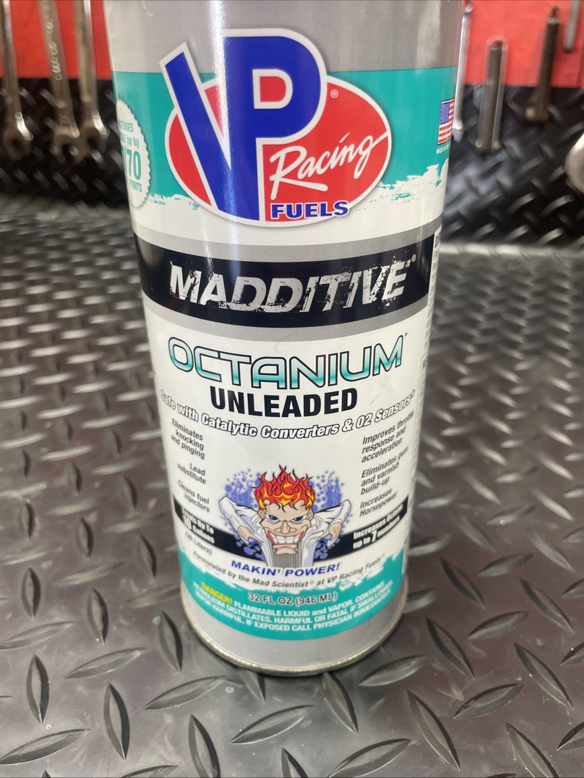 VP Racing Fuel Additive MADDITIVE Octanium Unleaded Octane Booster 32 oz #1404