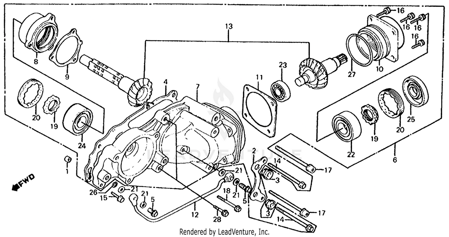 Honda Oil Seal 91205-MG7-003 #0597
