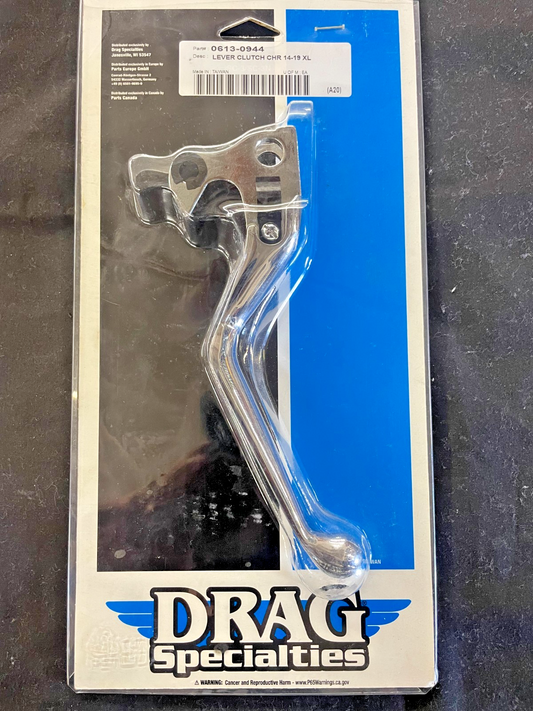 Drag Specialties Chrome Wide Clutch Lever 0613-0944 HARLEY DAVIDSON #0311