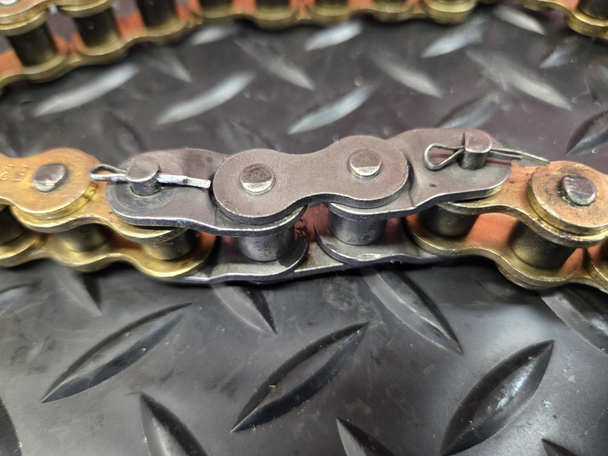 Half Link and master link for 530 standard chain no o-rings #1161