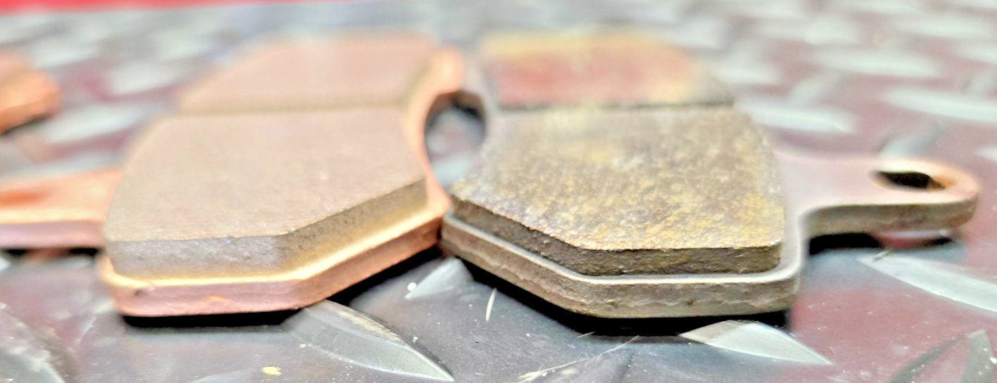 3 X EBC FA409HH Brakes Sintered Brake Pad FA409HH High Performance USED #0792