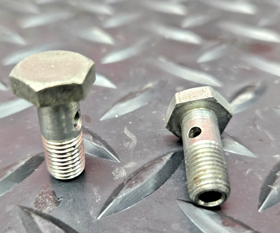 VOR VERTEMATI 503 OEM OIL HOSE BANJO BOLTS WITH  #0983