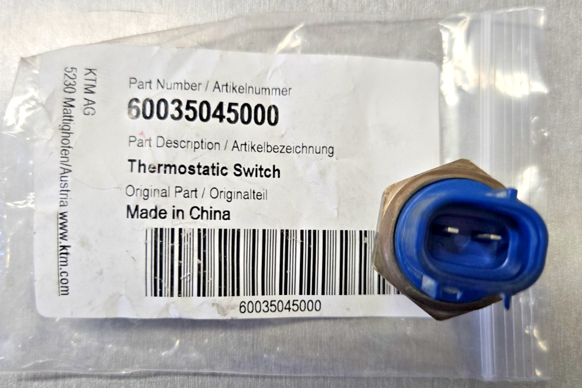 KTM Genuine Thermoswitch  950 990 LC8 - 60035045000  #0723