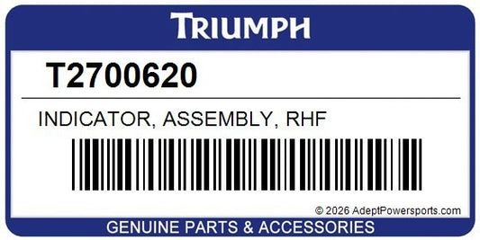Triumph Genuine Turn Signals thunderbid sport #0627 no gem