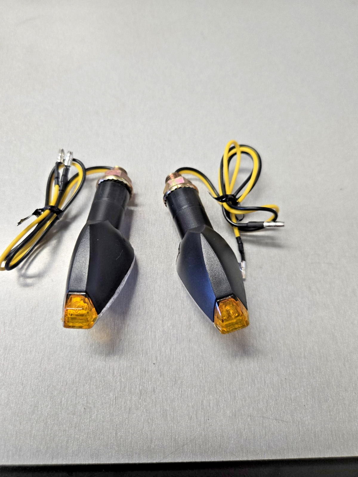 2X Motorcycle LED Turn Signal Indicator Blinker Light Universal Cafe Racer #0476