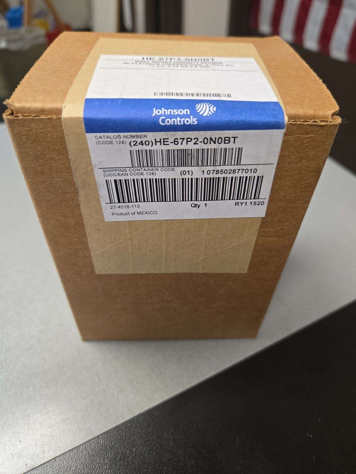 JOHNSON CONTROLS HE-67P2-0N0BT / HE67P20N0BT (BRAND NEW) #1252