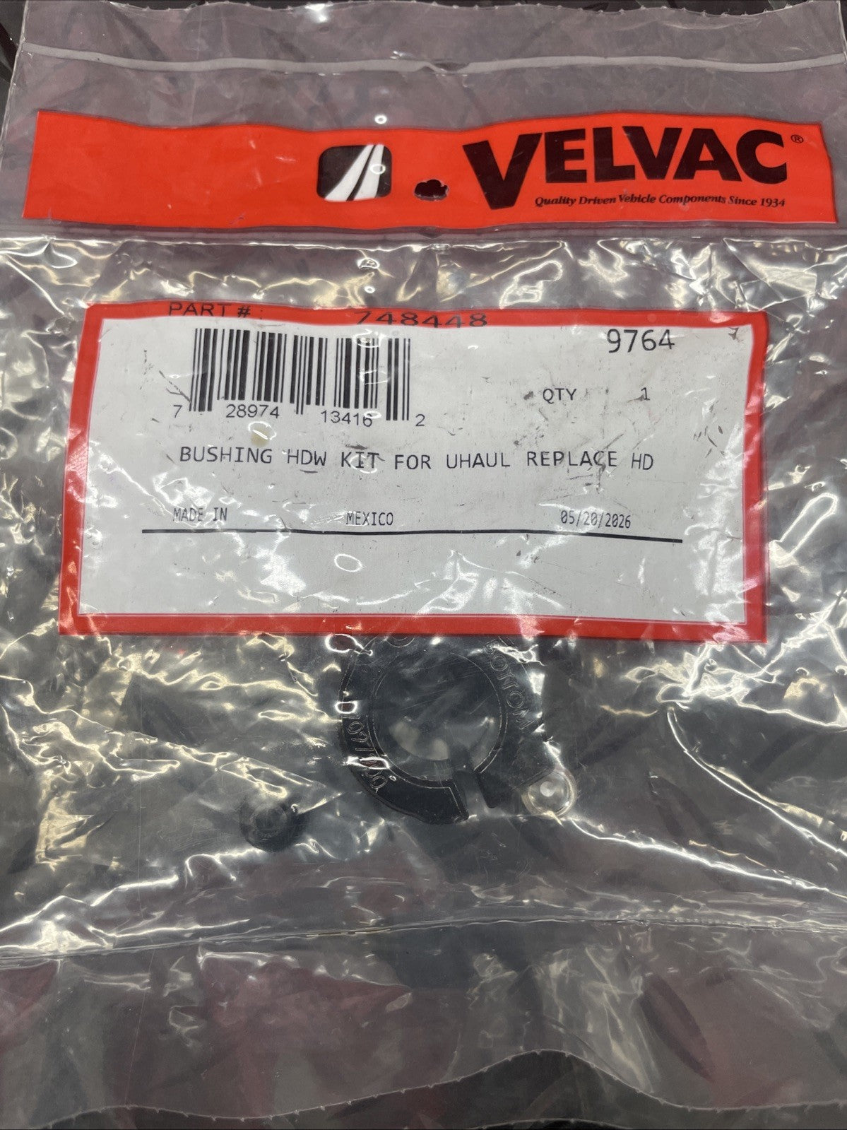 Velvac Bushing HDW Kit For UHAUL Replace HD Part 748448 Mirror  #1399