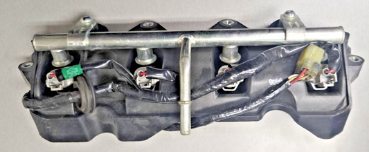 2016 YAMAHA YZF R6 OEM SECONDARY FUEL INJECTORS TOP AIRBOX GAS RAIL  #0633