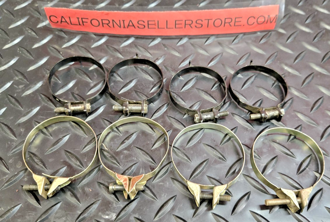 Honda CBR1000F CBR 1000 1991 Air cleaner intake manifold hose pipe clamps #1181