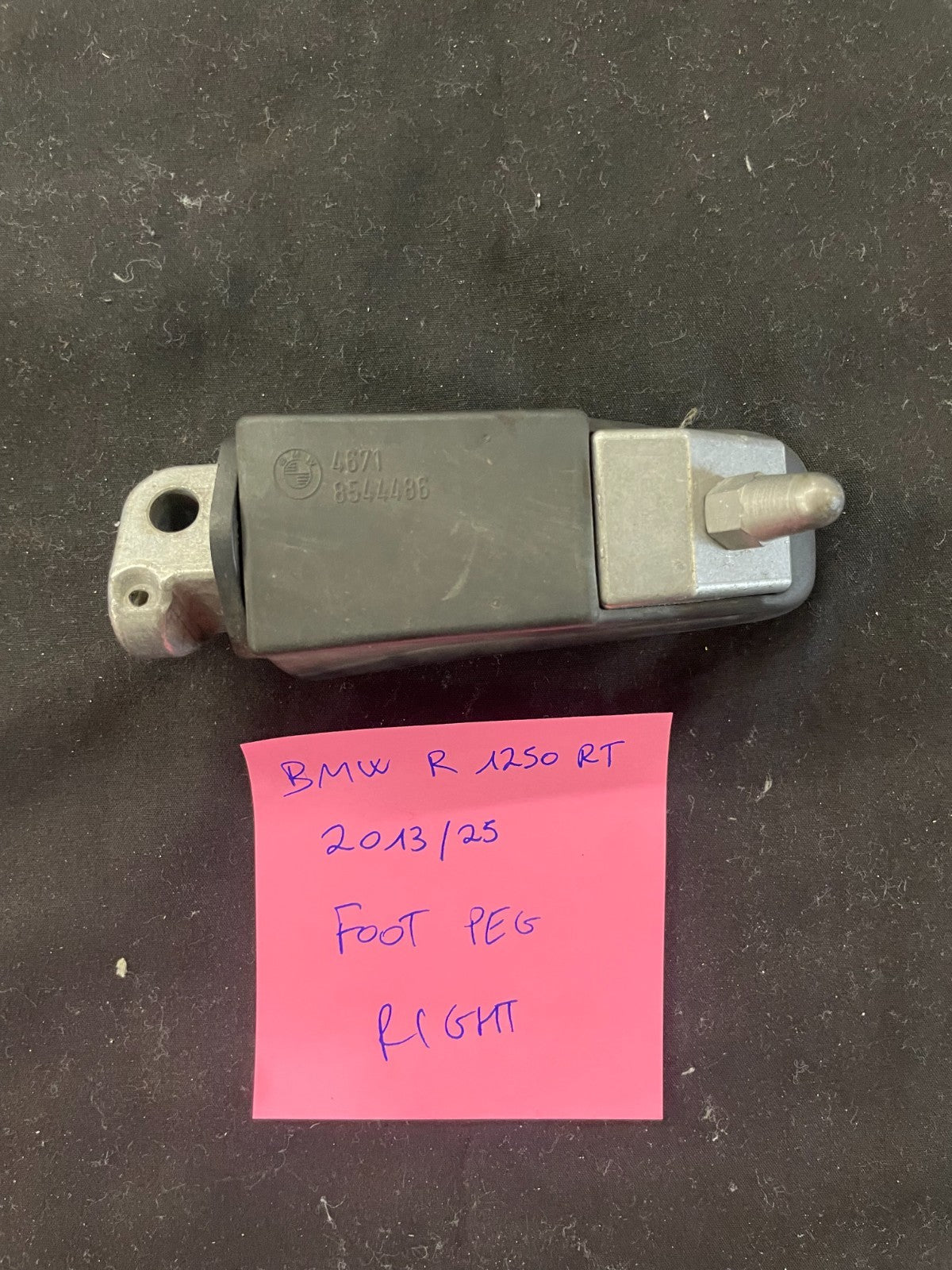 2019 13-25 BMW R1250RT 1250 RT Right Foot Peg  #0273