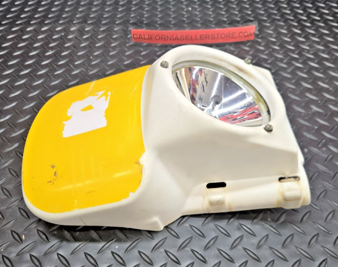 1987 Husqvarna TE510 OEM Head Light Shroud Mask Plastic NO GLASS #0783