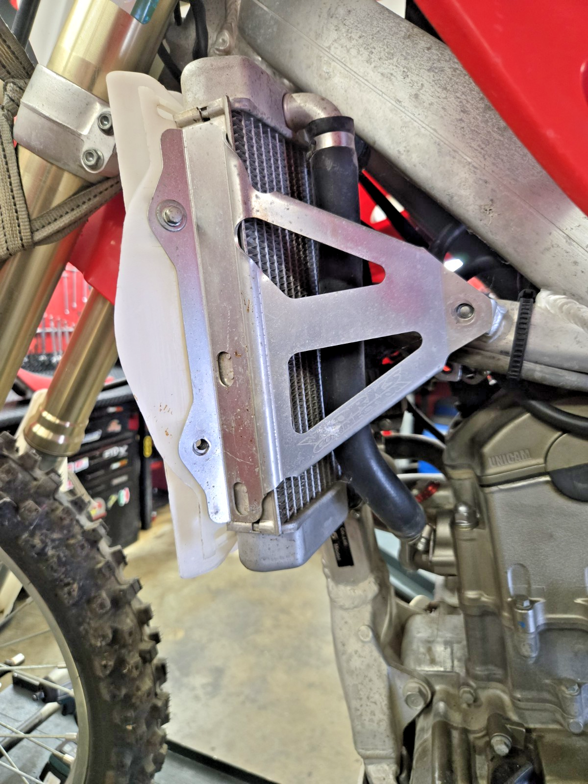 Honda CRF250R  CR250  2004 Works Connection Radiator Braces 18-770  #0775