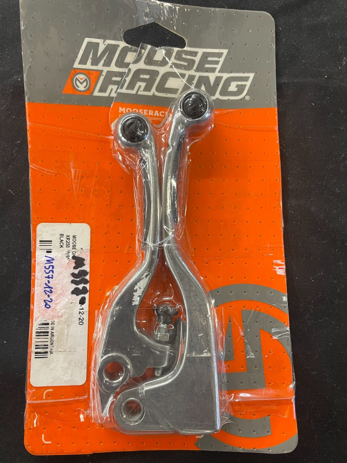 Moose Racing Competition Lever Set Black #M557-12-20 BLACK  #0183