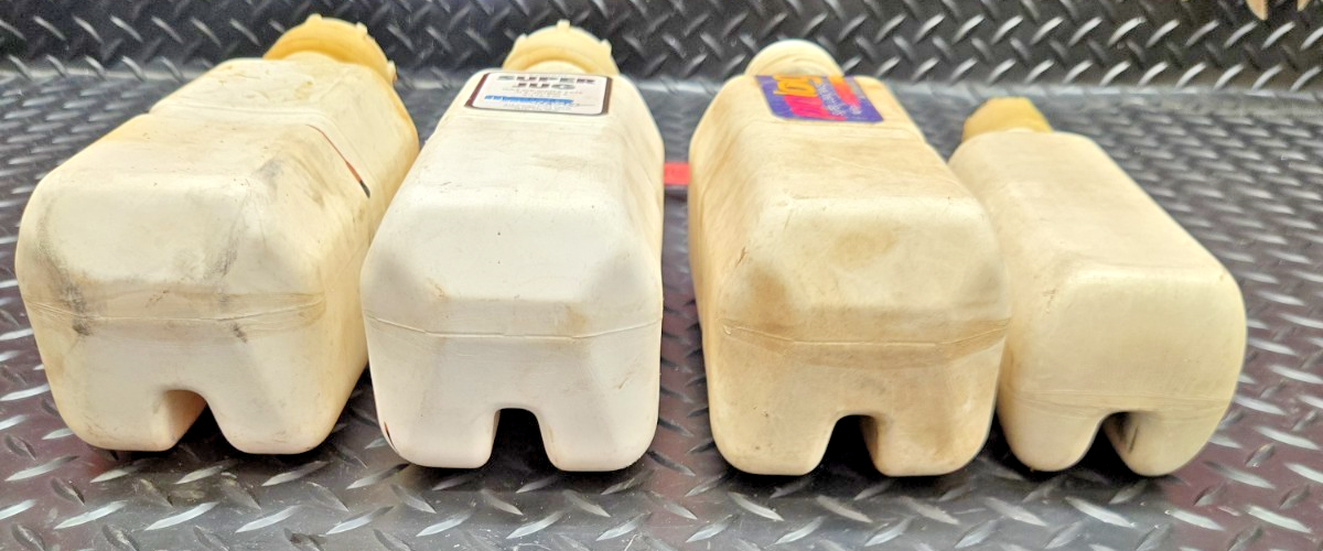 4X 1980s 1/2 Gallon Gas Tank JUG Spare GASOLINE For Motorcycle Off Road #0784