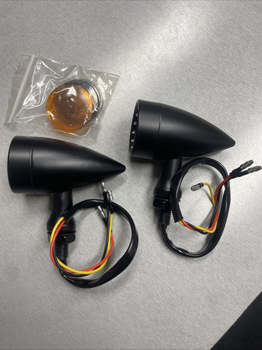 Motorcycle Bullet LED Turn Signal Indicator Light Lamp #0678