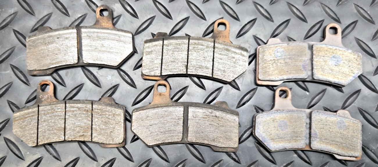 3 X EBC FA409HH Brakes Sintered Brake Pad FA409HH High Performance USED #0792