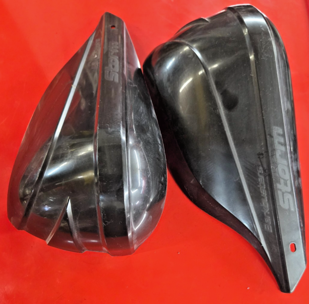 Barkbusters Storm Plastic Guards Only Black STM-003-00-BK  #0423