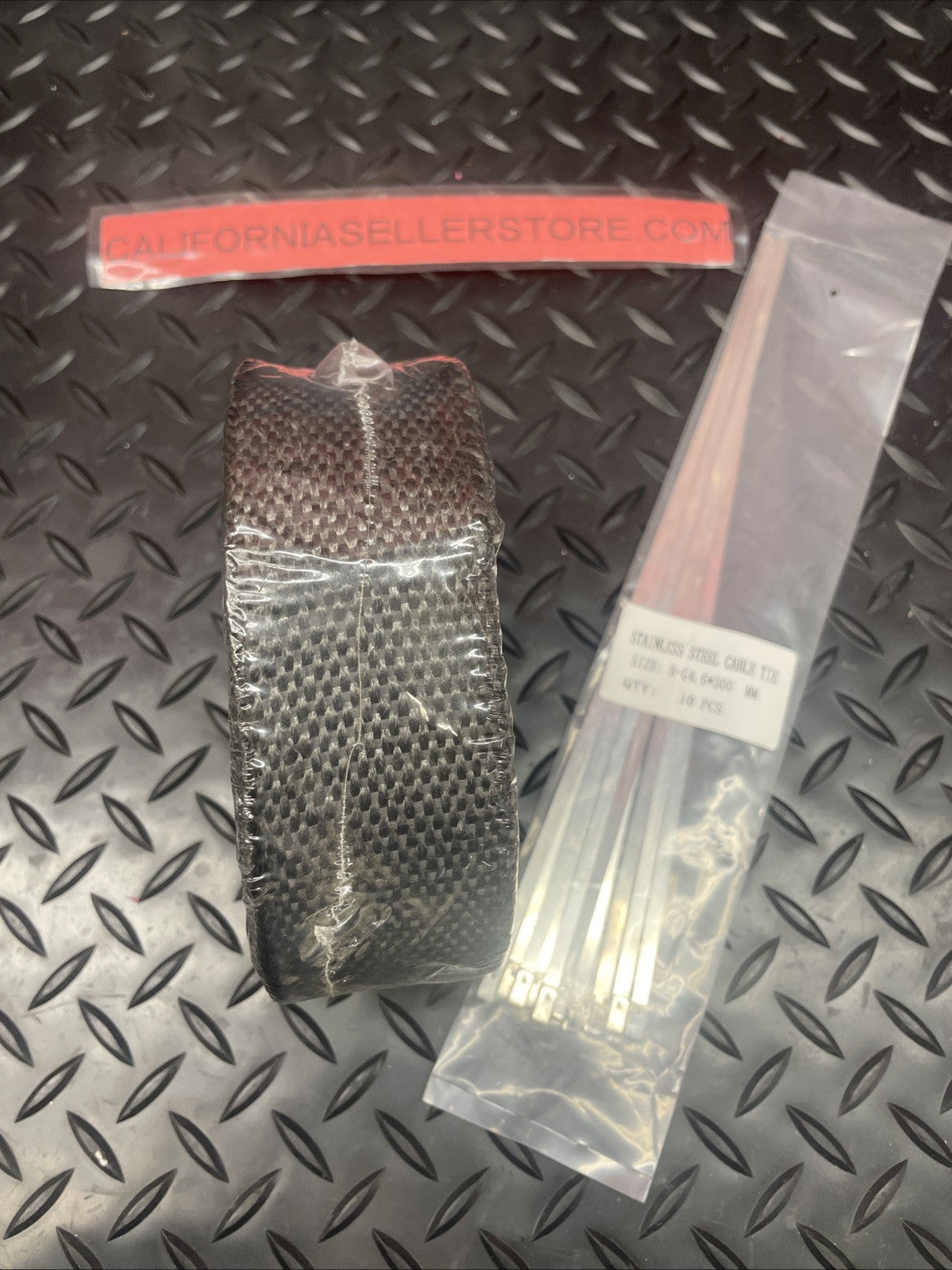 Exhaust Heat Tape Wrap, 2”x 50 Ft, Motorcycle Fiberglass Black  #1119