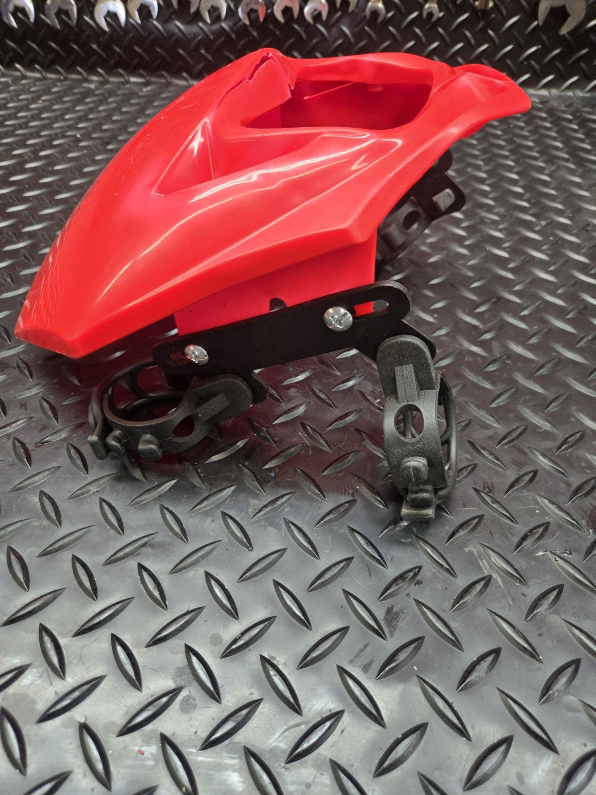 Headlight Rubber Straps Holder Honda Yamaha Suzuki Dirt Bikes (PLATE FREE) #1039