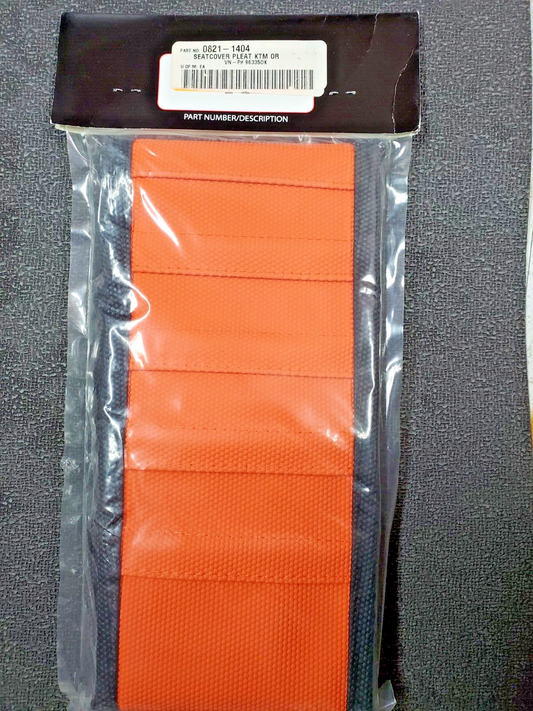 SDG 9-Pleat Gripper Seat Cover - Orange - KTM (ORANGE/ORANGE) 96335OK  #0134